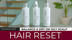 KERACELL® Hair Reset — hair and scalp regimen set